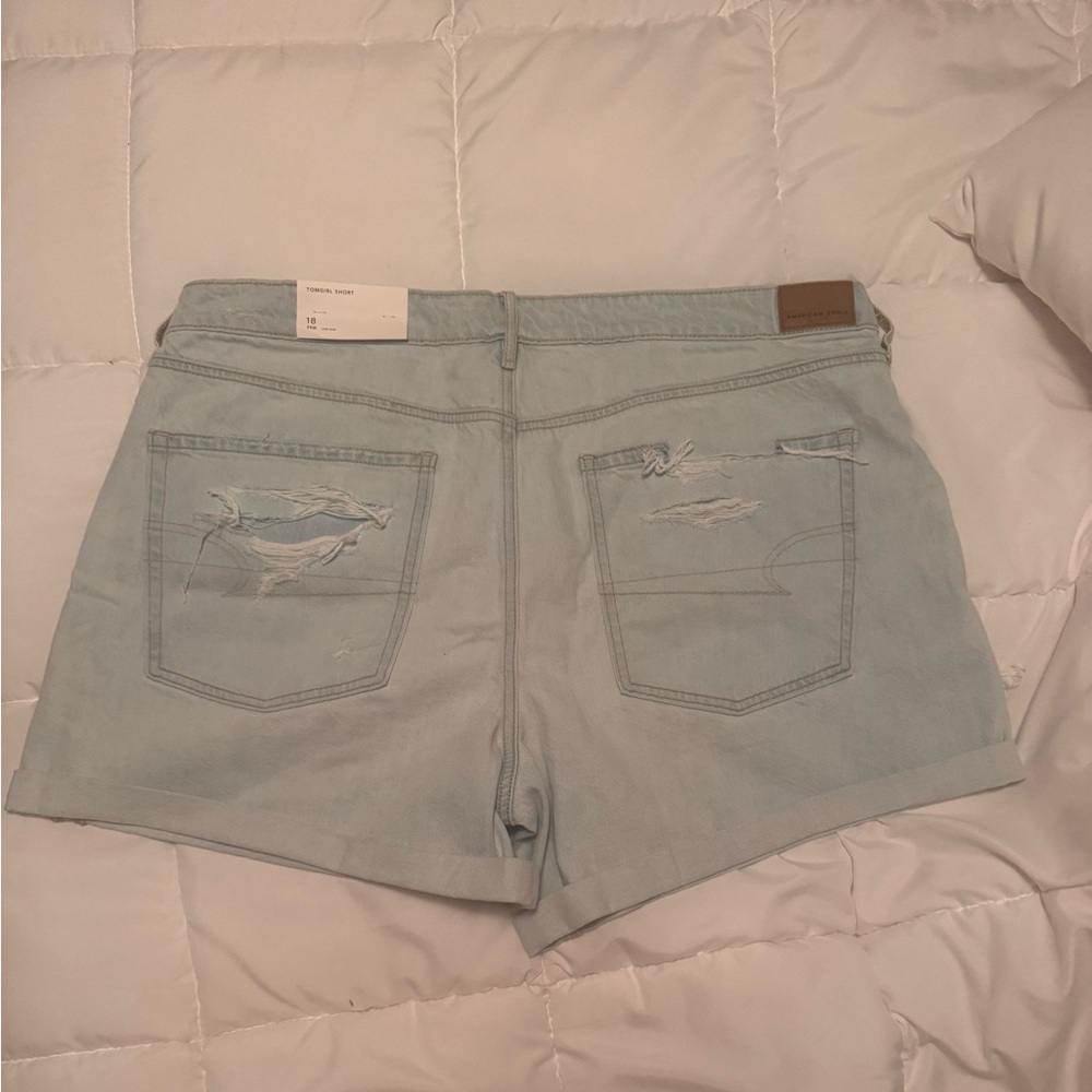 American Eagle Outfitters Light Blue Jean Shorts